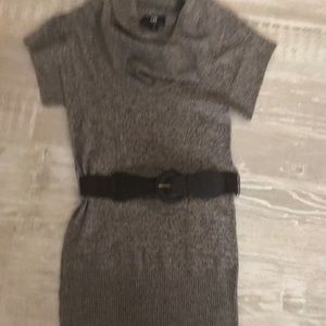 Closet Clean Out $8 Boutique Belted Sweater Dress - Size M